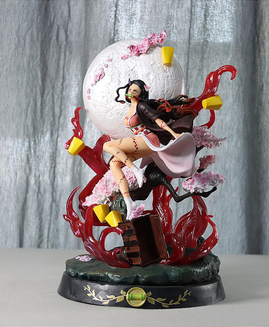31cm Dämon Slayer Kamado Nezuko Anime Mädchen Figur Modell Gk Große Statue Jungen Sammlung Desktop Dekoration Ornament Spielzeug Geschenke