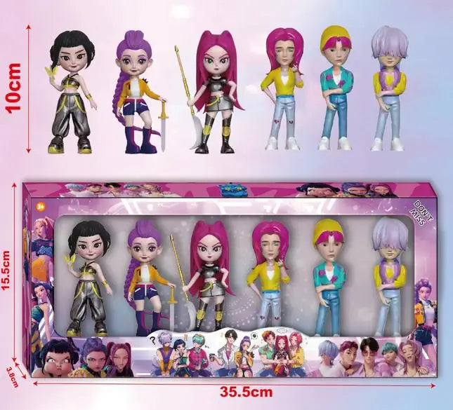 2026 NEW Kpop Figure Model Toy Pvc Cartoon Gaming Peripherals Desk Decoration Collection Figures Model Toy for Kid Gift