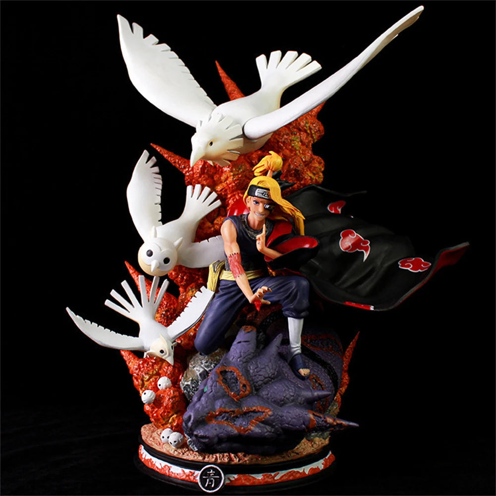 41cm Naruto Akatsuki Deidara CS Series PVC Material Anime Figure Model Statue Desktop Decoration Birthday Anniversary Gift Toys