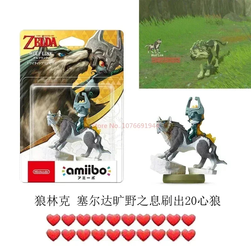Genuine Amiibo Tears Of The Kingdom Twilight Princess Amiibo Link Ganon Figure Nfc Anime Figures Statue Christmas Gifts Toy