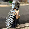 3D Realistic Dinosaur Skeleton Costume Set Funny Headgear Cosply Dress up Clothing Plush Toys Creative Gifts