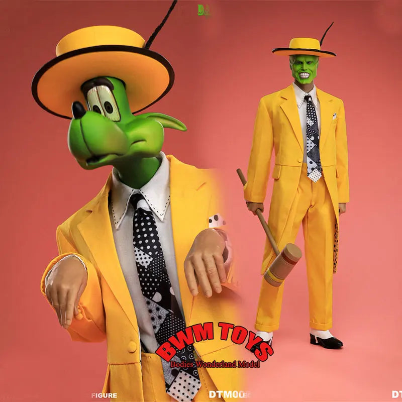 In Stock DARK TOYS DTM008 1/6 Scale Male Soldier Mask Jim Carrey Full Set 12inch Action Figure Doll Collection