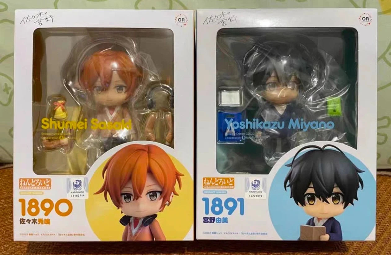 GSC Original:Sasaki and Miyano Sasaki Shumei Q version figma PVC Action Figure Anime Figure Model Toys Collection Doll Gift