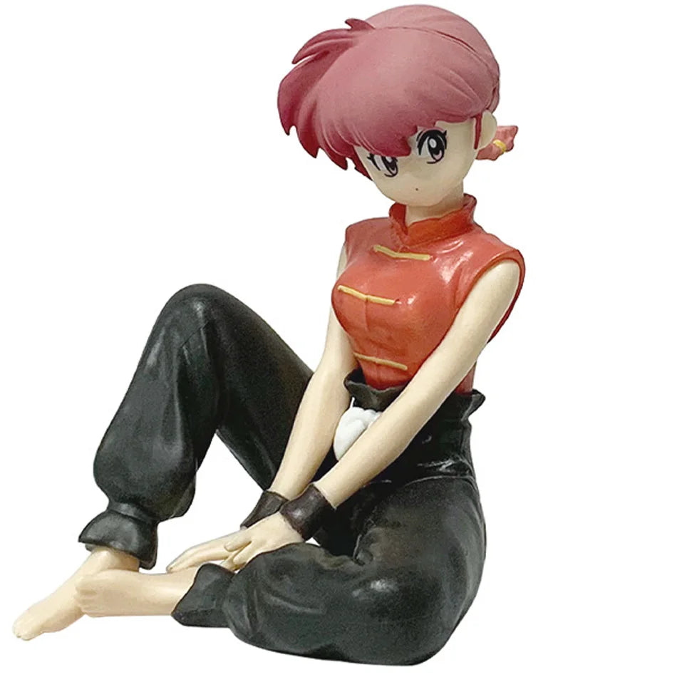 Original BANDAINAMCO BANPRESTO Ranma 1/2 Relax Time Shampoo Tendou Akane Ranma PVC Figure Model Collector Figurine Toys Gift