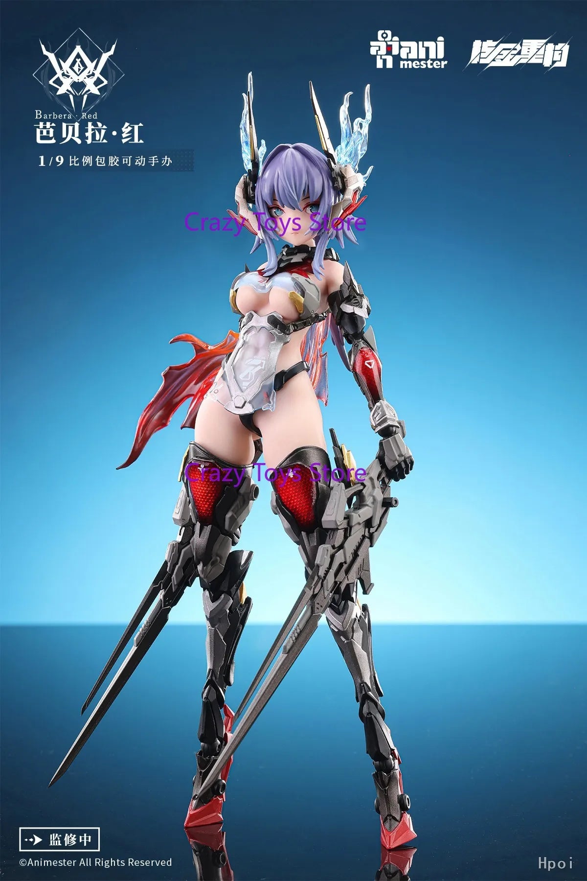 In Stock Nuclear Gold Reconstruction AniMester Thunderbolts Barbera-Red 1/9 Action Figure Model Toy Collection Gift