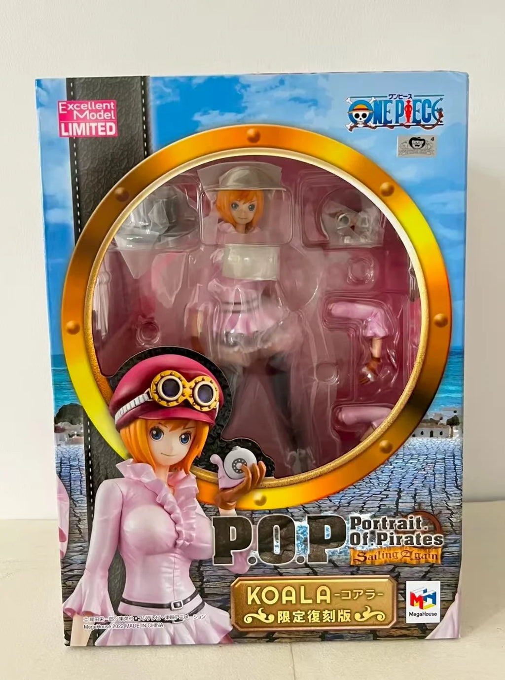 Original MegaHouse Portrait of Pirates "Sailing Again" ONE PIECE KOALA【Limited Replica Version】Anime Character Model Decoration