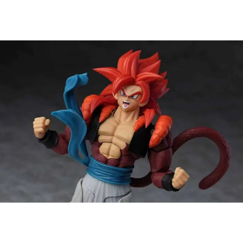 Kamione Tonsenarttoys Dragon Ball SHF Gogeta SSJ4 Anime Action Figures Toys Model