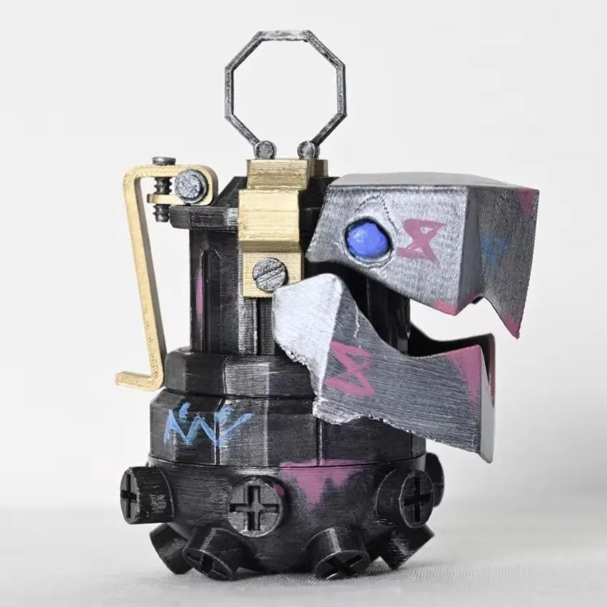 Game League of Legends LOL Jinx Flame Chompers Cosplay Figurine Pla Model Storage Cup Piggy Bank Assembly Toy Decorations Gifts