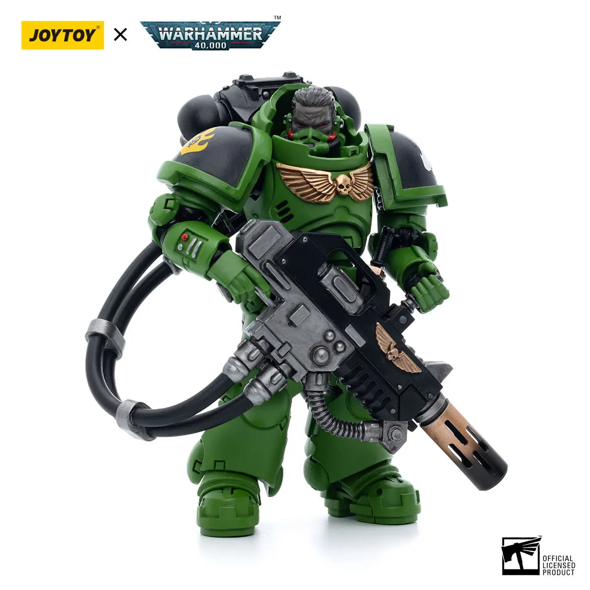 Pre-Order] JOYTOY Warhammer 40K Salamanders  Captain Adrax Agatone Eradicators Brother T'Kren Sergeant Bragar Action Figure Toys