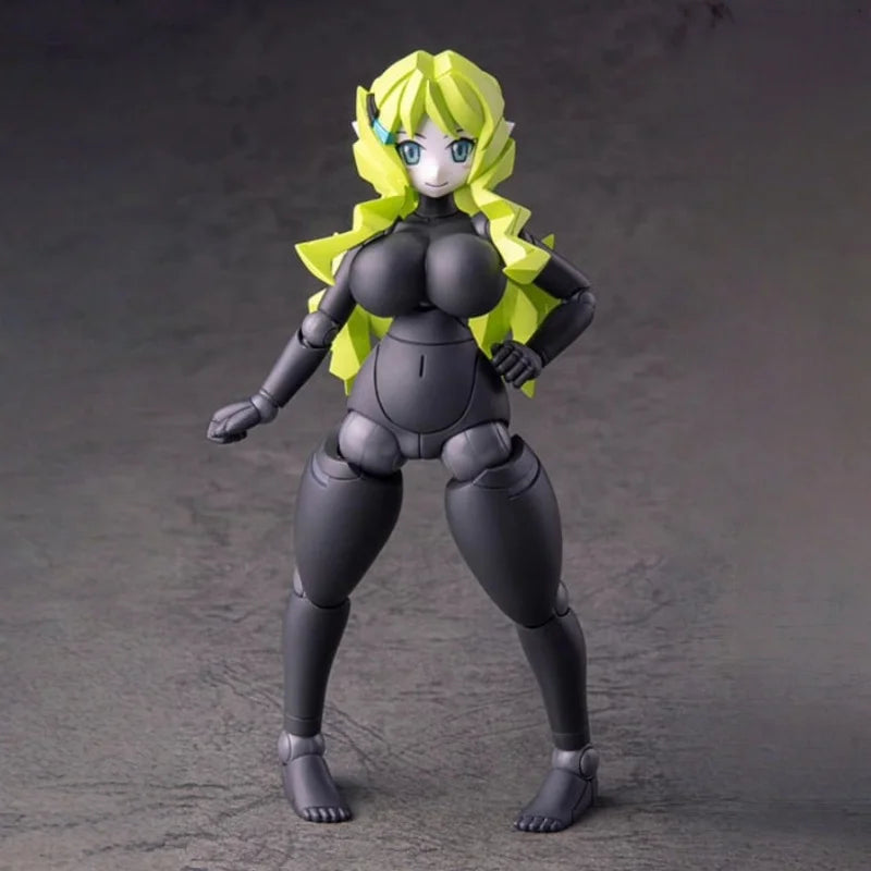 DP Articulated Action Figure Polynian FLL Kelly Rania Dark Skin Mecha Girl Robot Neoanthropinae Authentic Anime Model Toys