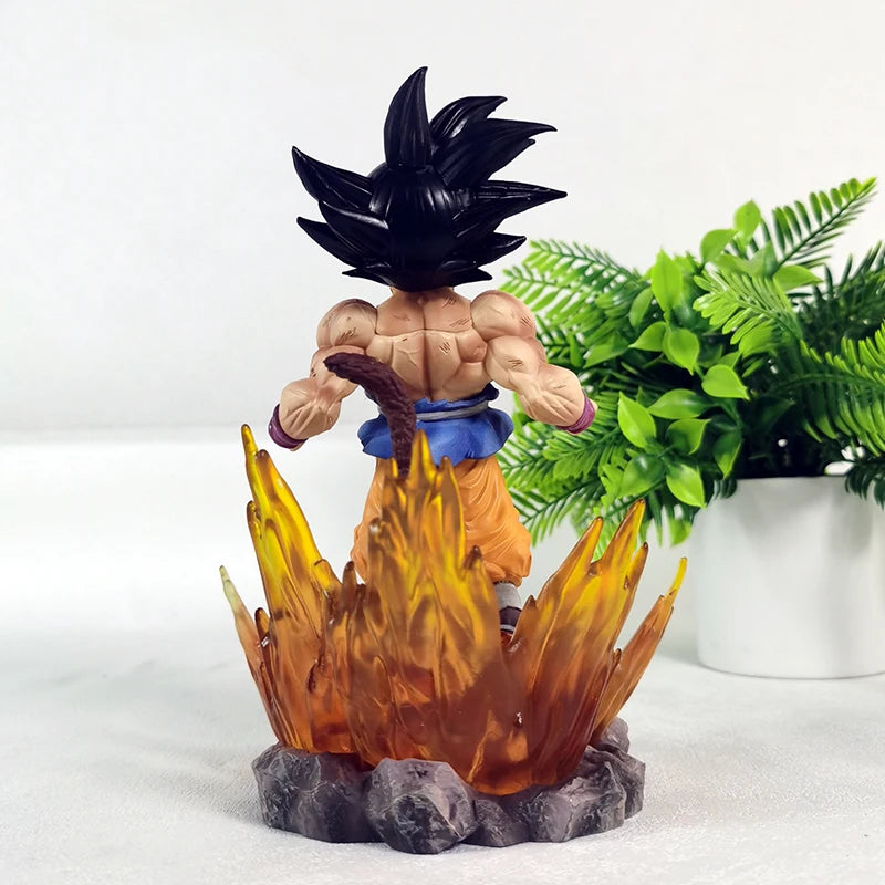Фигура Сон Гоку Супер Саян Аниме Dragon Ball GT Гоку DBZ Екшън фигурка Модел Подаръци Колекционерски фигурки за деца поза