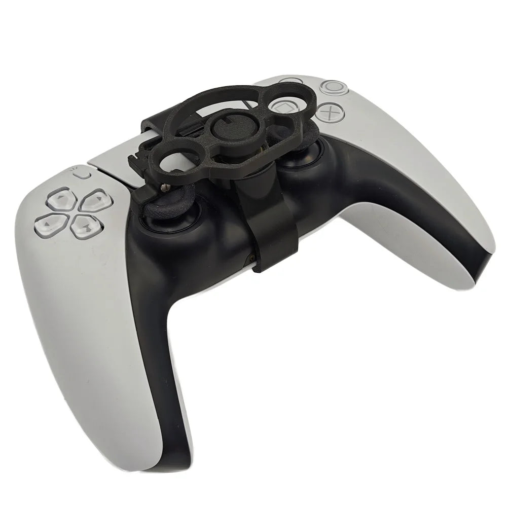 Mini Steering Wheel for PS5 Pro/Slim for PS5 Game Controller Auxiliary Black Replacement 3D Printing Accessories