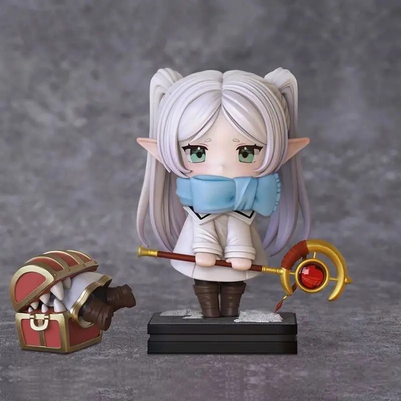 Stock Frieren Anime Domestic Luxury Version Fuirilin Anime Girl Statue Modell Boxed Sammlerspielzeug Hobbies Actionfiguren Geschenke
