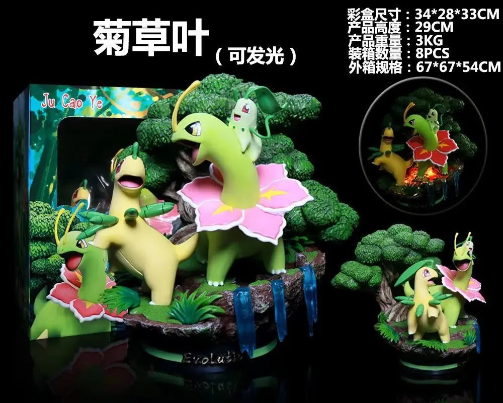 Animation Bao Ke Meng GK animation Pikachu luminous doll hand-made model Super Dream Gengar fire-breathing dragon ornaments