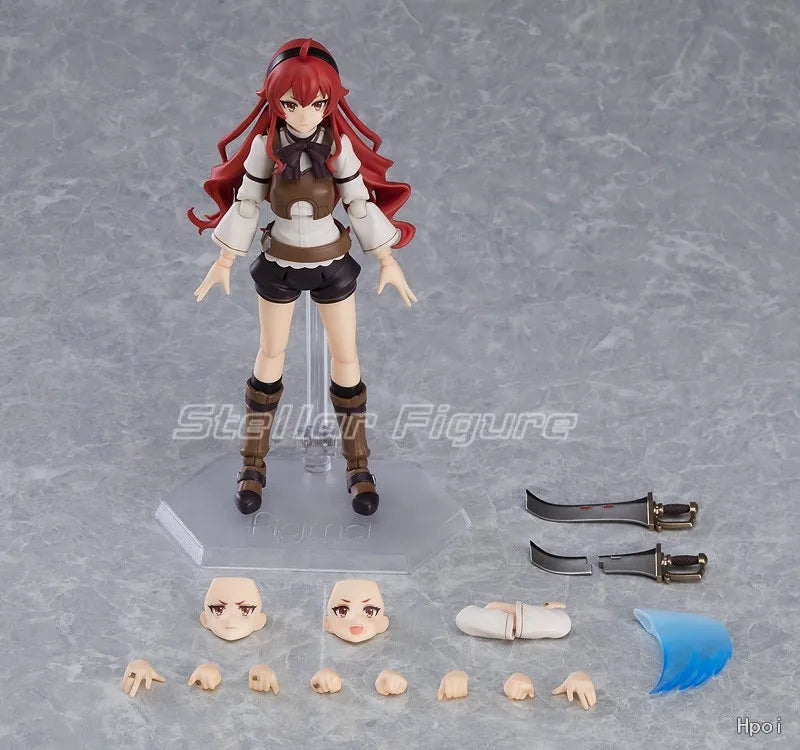 【SF】In Stock Original Max Factory GSC Figma566 Mushoku Tensei Isekai Ittara Honki Dasu Eris Greyrat Figures Model Anime