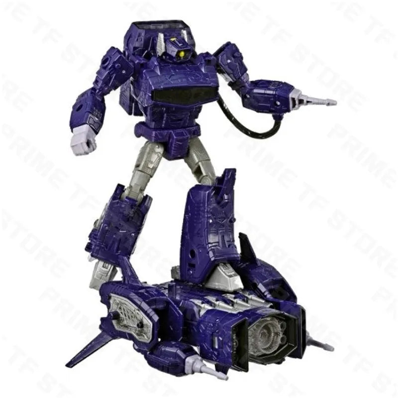 Original Hasbro Transformers War for Cybertron Siege WFC-S14 DECEPTICON SHOCKWAVE Leader-class Anime Figure Action