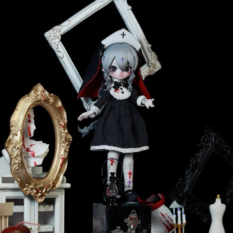NYSSA Bizarre Nightmare Series 1/12BJD Готически стил Blind Box Toys Kawaii Anime Фигурка Изненада Мистериозна Кутия Кукли Момичета