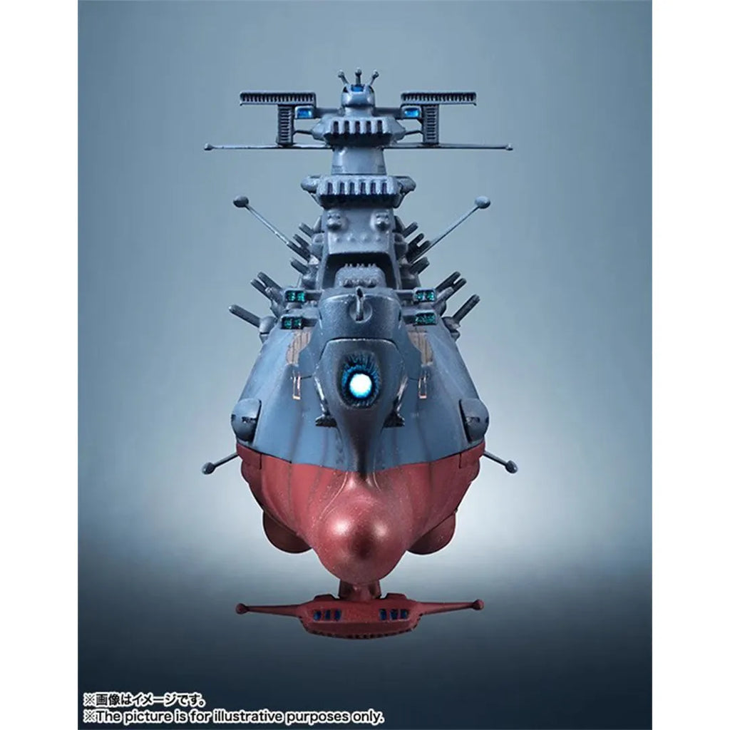 In Stock Bandai Hui Ship Collection 1/2000 Yamato Space Battleship YAMATO Reprint Finished Product Model Movable Figure