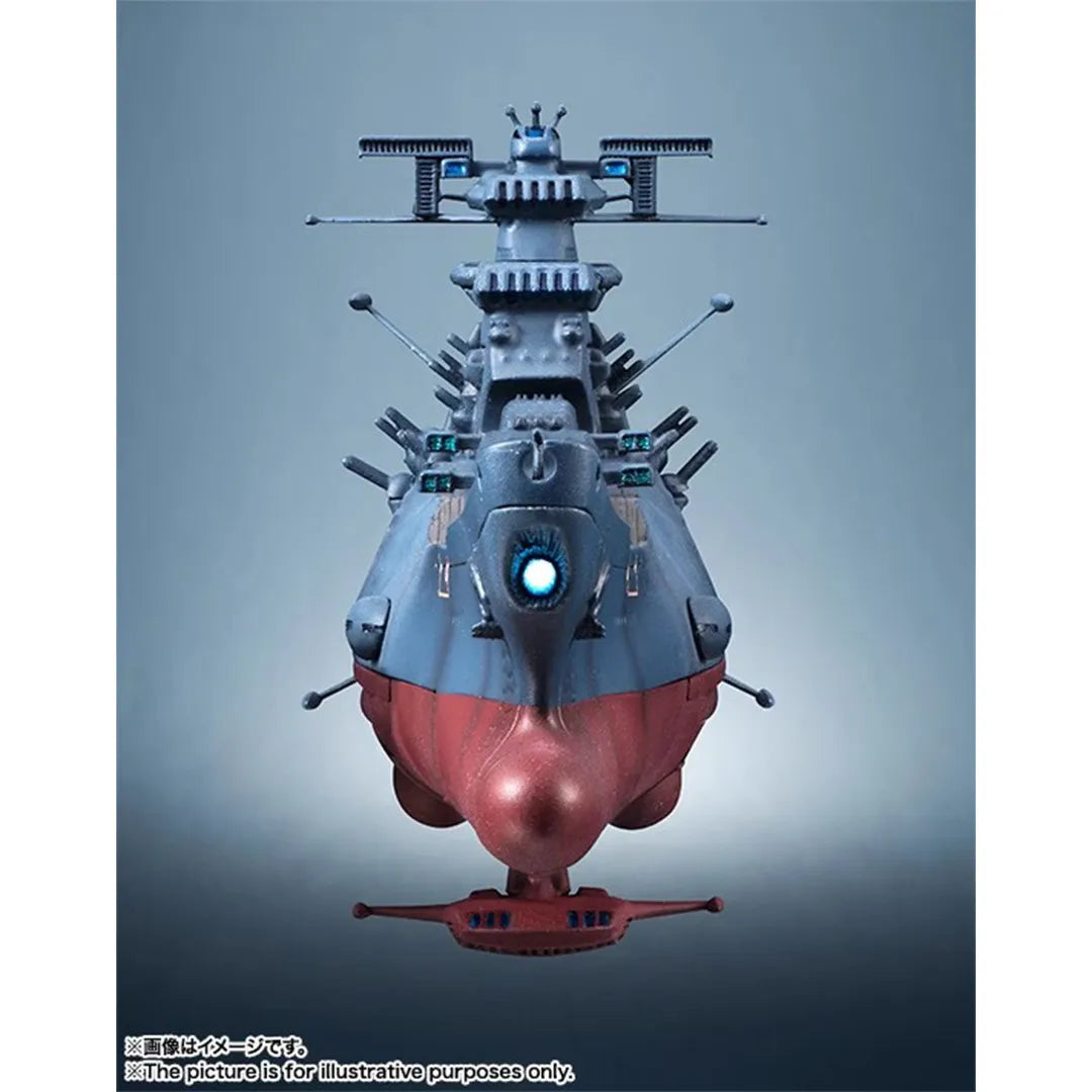 In Stock Bandai Hui Ship Collection 1/2000 Yamato Space Battleship YAMATO Reprint Finished Product Model Movable Figure