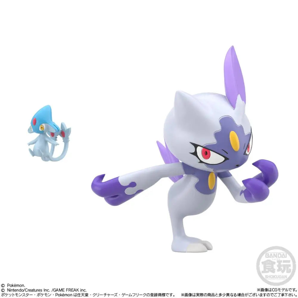 New in Stock BANDAI Pokemon Scale World Hisui Set Gosanke Zorua Candy Toys Figurine Anime Merchandise Gift