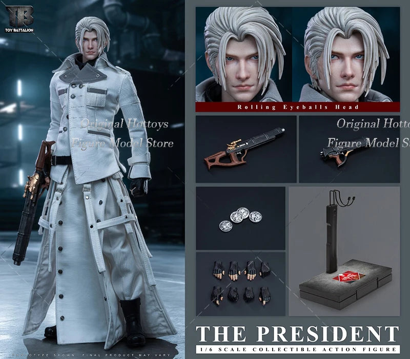 TOYS BATTALION TB028 1/6 Scale Male Soldier The Planetary President Full Set 12-inches Action Figure Model Doll Collection