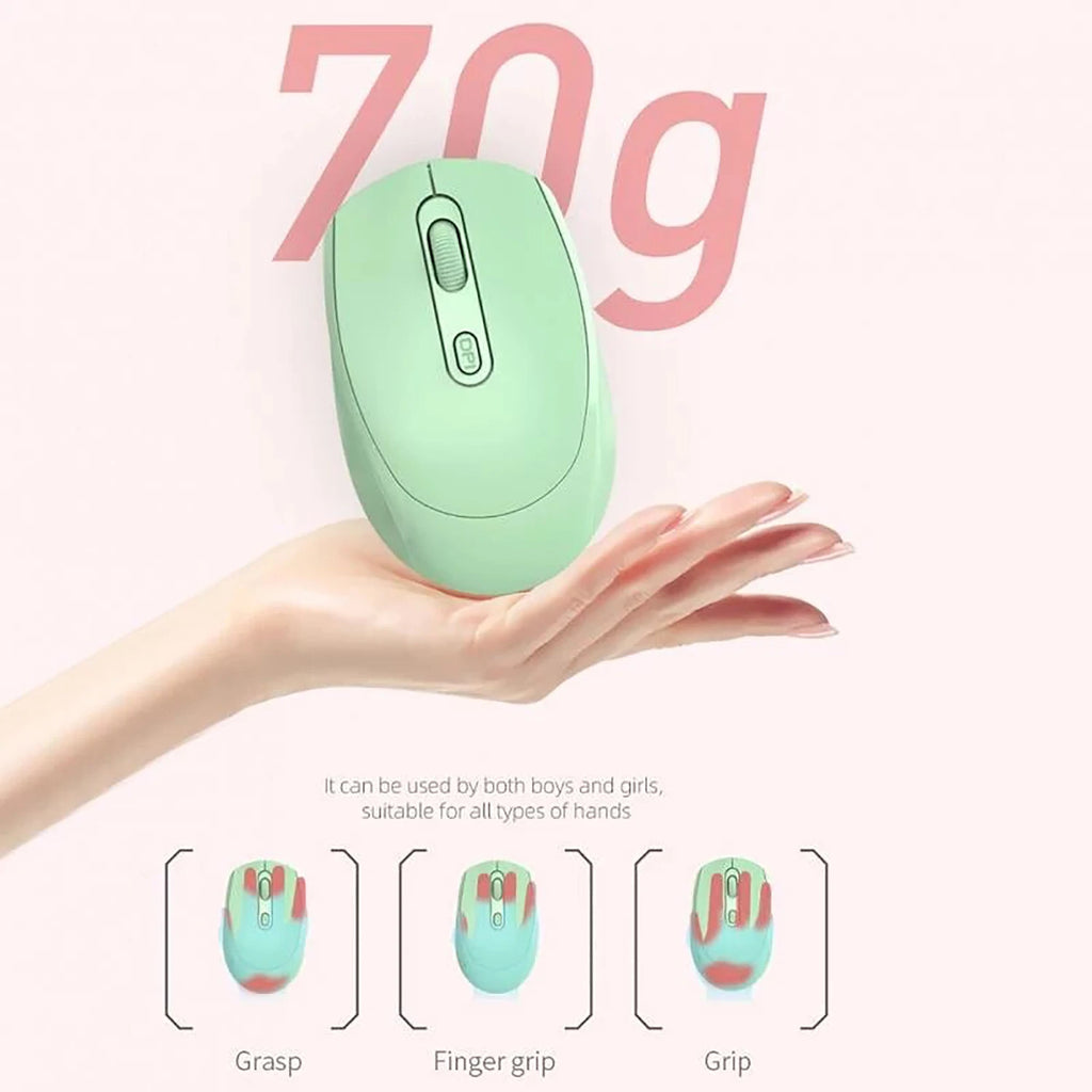 Kabellose, leise Maus, geeignet für E-Sport-Spiele im Geschäftsbüro, Bluetooth 5.2, 2.4G, Dual-Modus-Mäuse, ergonomische, wiederaufladbare Maus