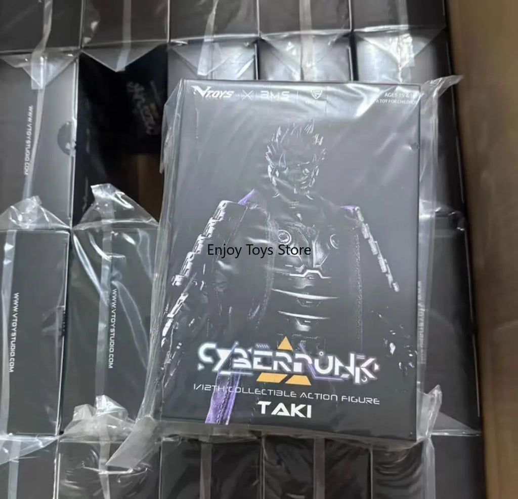 In Stock VTOYS VSD010 Cyberpunk Samurai Taki 1/12 Movable Soldier Figure