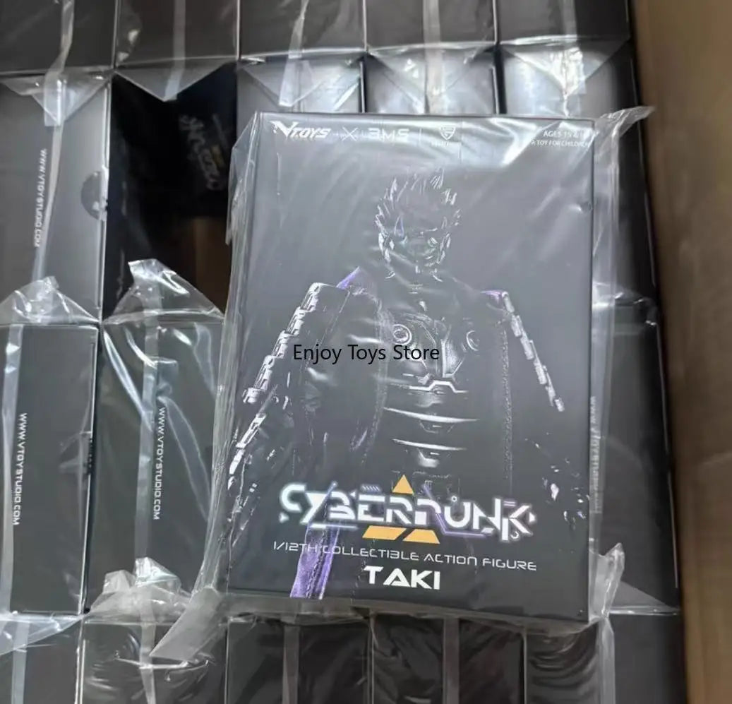 In Stock VTOYS VSD010 Cyberpunk Samurai Taki 1/12 Movable Soldier Figure