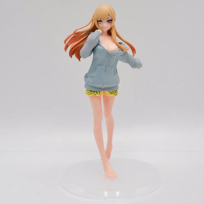 23cm My Dress-Up Darling Sexy Anime Girl Figure Marin Kitagawa Bikini Action Figure Adult Collectible Model Doll Toys Gifts