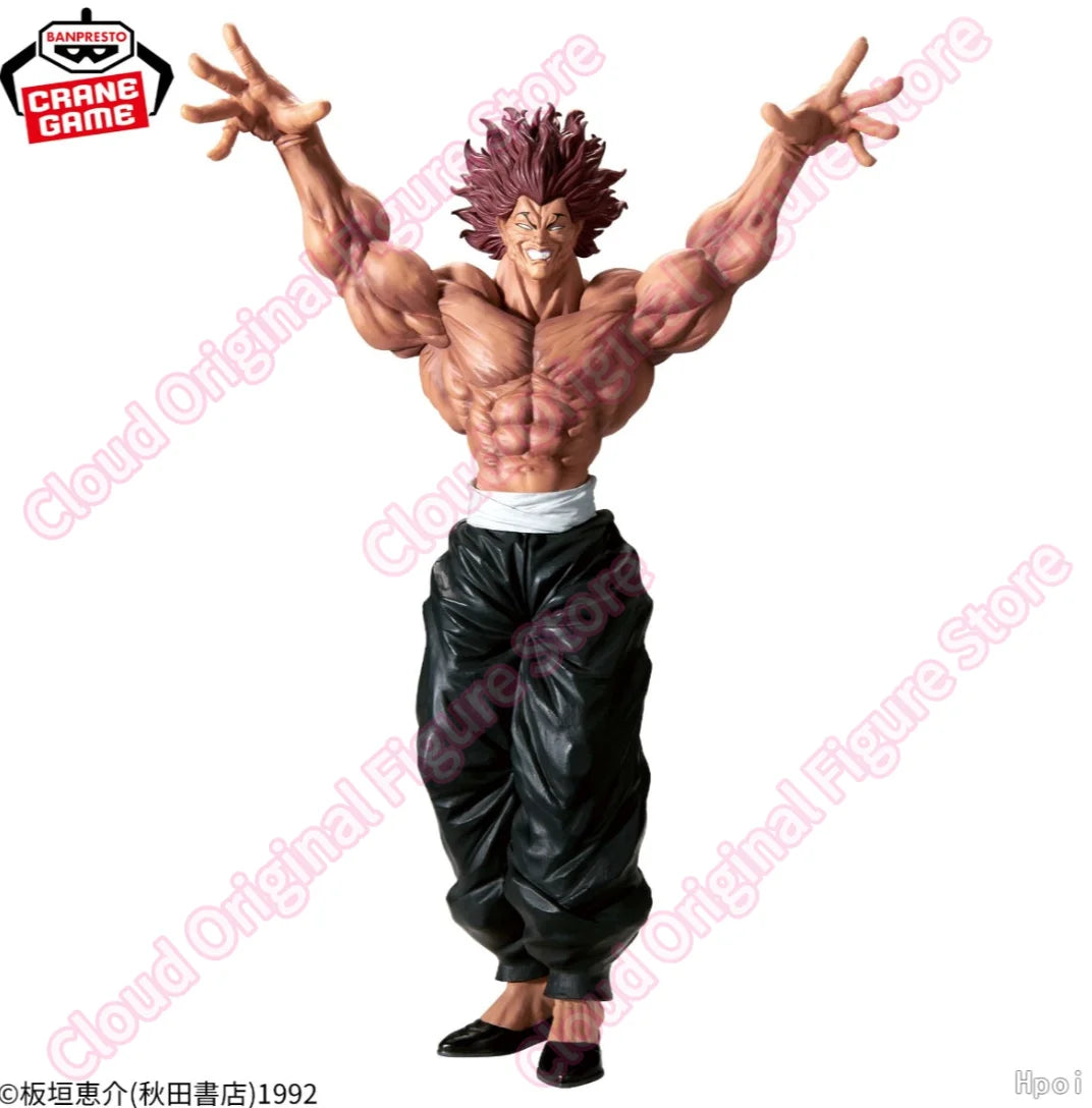 In Stock 100% Original BANDAI Grandista BANPRESTO Hanma Yujirō Pvc 31cm Anime Figures Collectible Model Toys