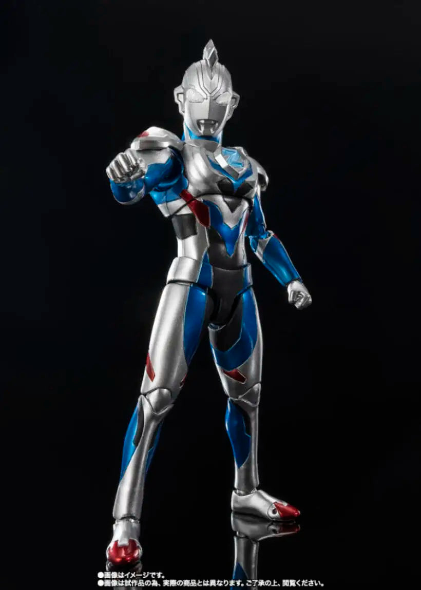 In Stock Genuine Bandai Shfiguarts Ultraman Z Zett Figure Anime Action Model Toy