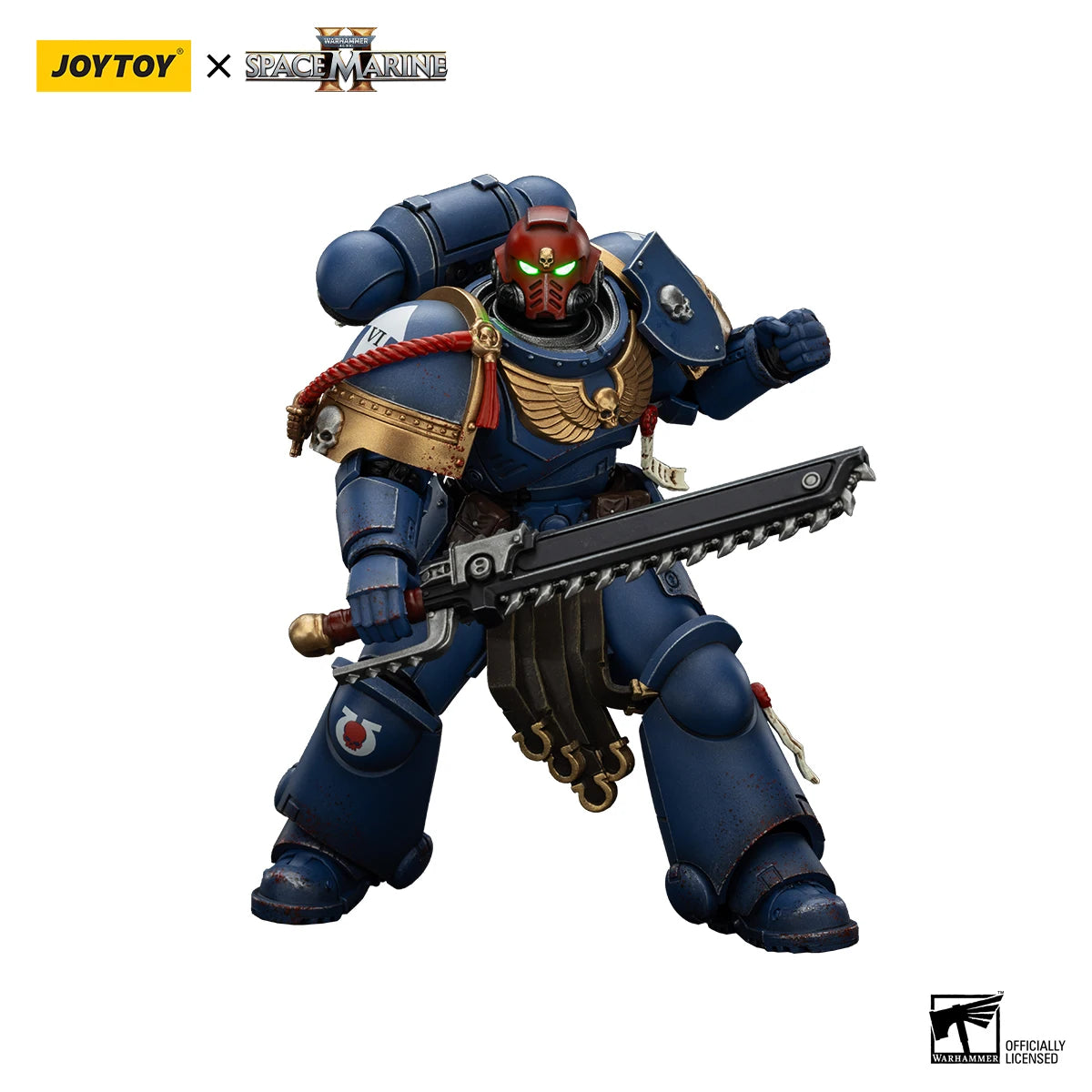 JOYTOY Warhammmer 40K 1/18 Екшън фигурка Ultramarines лейтенант Титус Гадриел Чаирон Колекционерско издание Аниме Фигурки Играчки