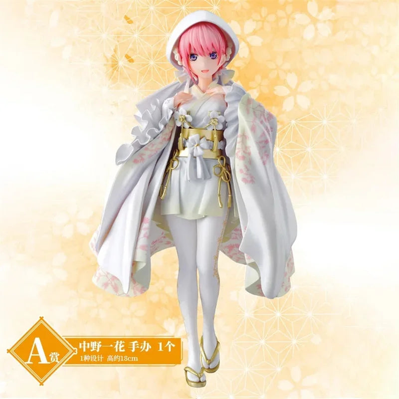 The Quintessential Quintuplets Anime Figure Nakano Ichika Nino Miku Yotsuba Itsuki Kawaii Model Desktop Decoration Kids Toy Gift