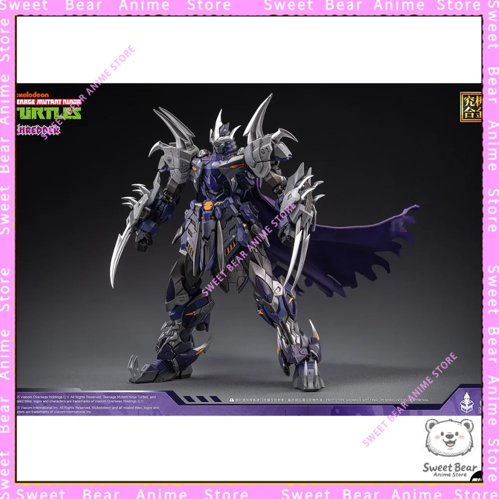 HEATBOYS Teenage Mutant Ninja Turtles Shredder Chinese Mecha Model Kit Action Figure Model Trendy Toys Desktop Doll