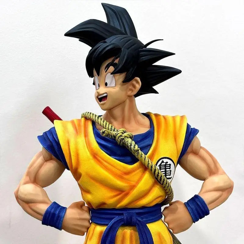 New Big Dragon Ball Wukong Super Saiyan 70cm Action Figure Jt Statue Anime Art Play Ornament Collectible Holiday Gift