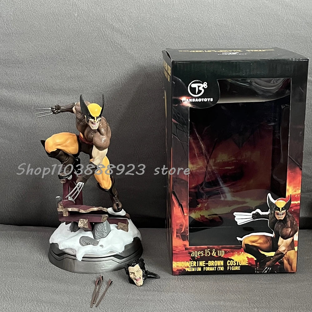 X-Men Wolverine Action Figure Anime Wolverine Brown Costume Logan Toys Model Joint Doll Collection Birthday Toys Gifts