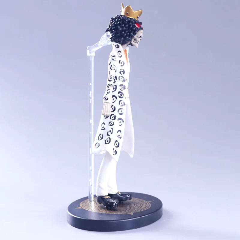 Anime ONE PIECE FILM GOLD Brook Burukku White Suit Ver. PVC Actionfigur Statue Sammlerstück Modell Kinderspielzeug Puppe Geschenk