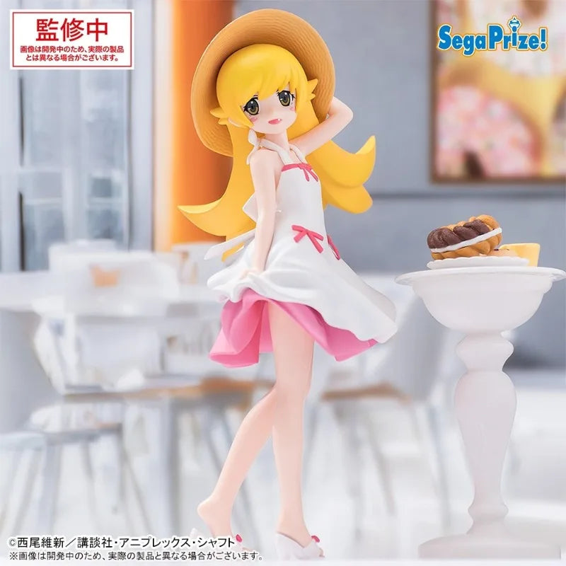 SEGA Genuine Premium Monogatari Anime Character Oshino Shinobu Hachikuji Mayoi Kids Christmas Gift Collection Action Toys Model