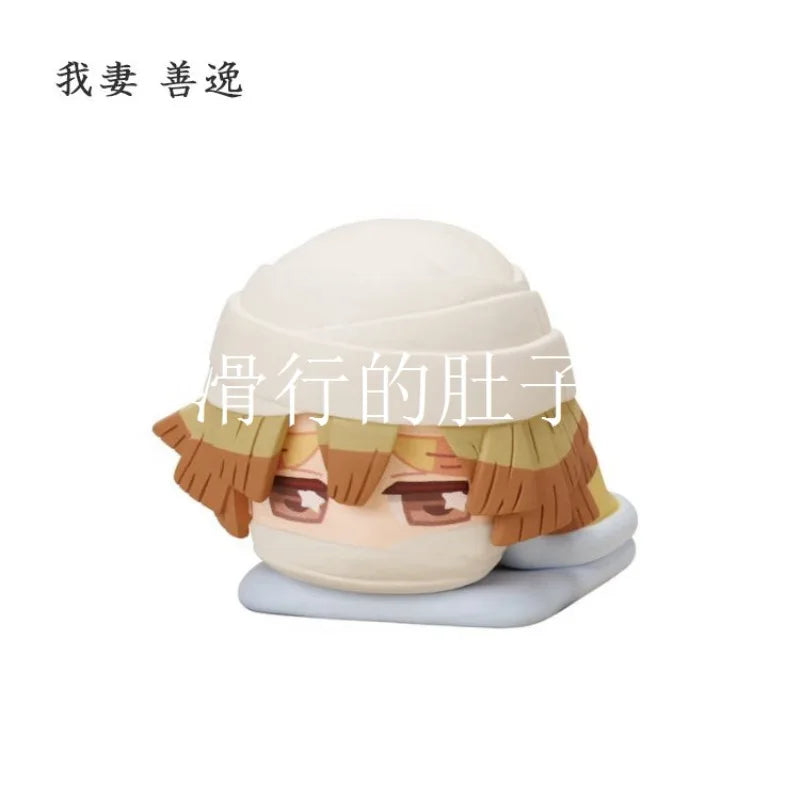 Demon Slayer Gashapon Tokitou Muichirou Himejima Gyomei Q-version Creativity Ornament Action Figure Collection Model Toy