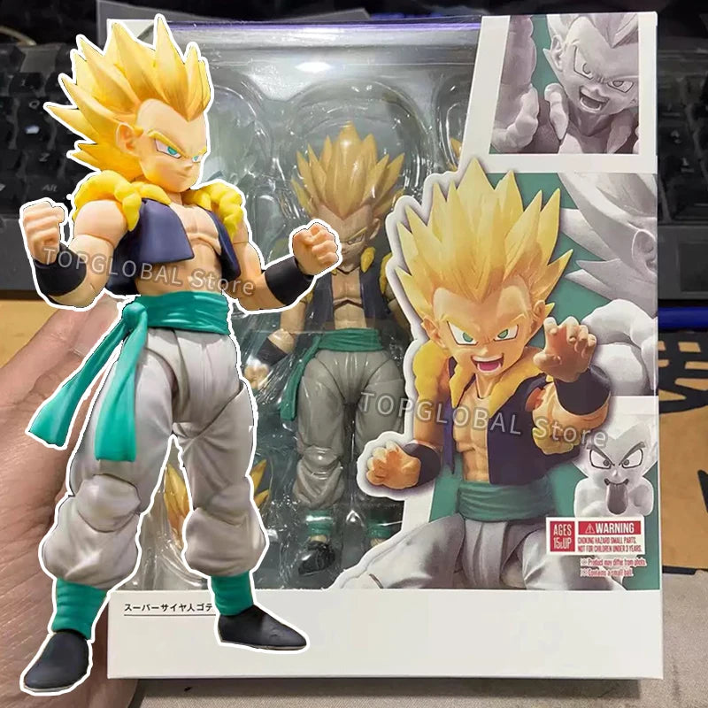 Shf Dragon Ball Z Gotenks Figure Super Saiyan Gotenks Action Figures Pvc Statue Collection Model Toys For Children Gifts