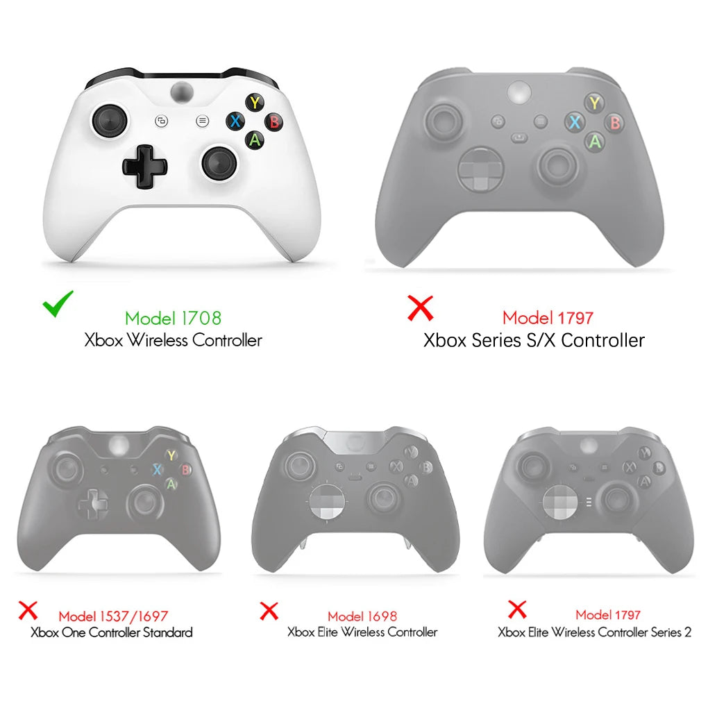 CoolerAge For Xbox One Slim Controller Limited Edition Soft Touch Custom Bottom Shell Back Panels Case Cover Gamepad Replacement