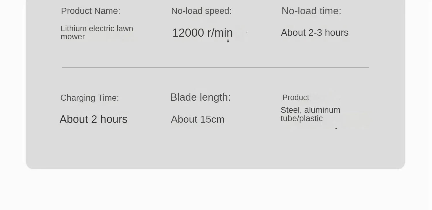 Lightweight and Efficient Grass Cutter for Home Garden A