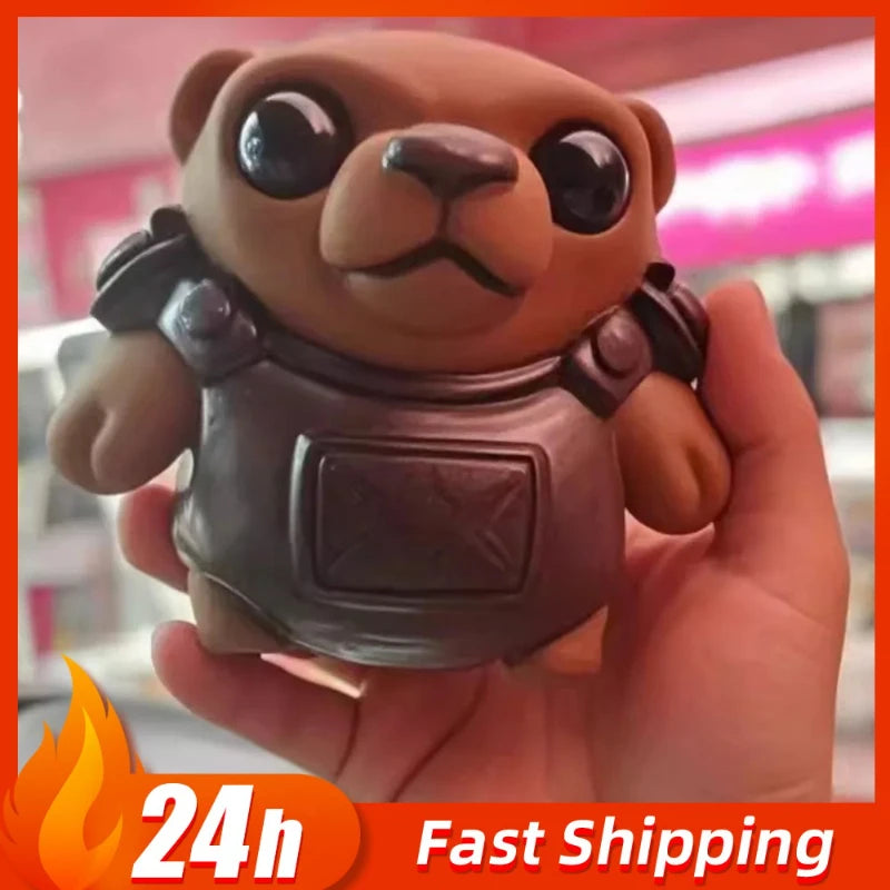 11cm/4.33in Valorant Squeeze Tactical Bear Kneading Doll 3D Fun Decompression Game Peripheral Model Creative Relaxation Gift Toy