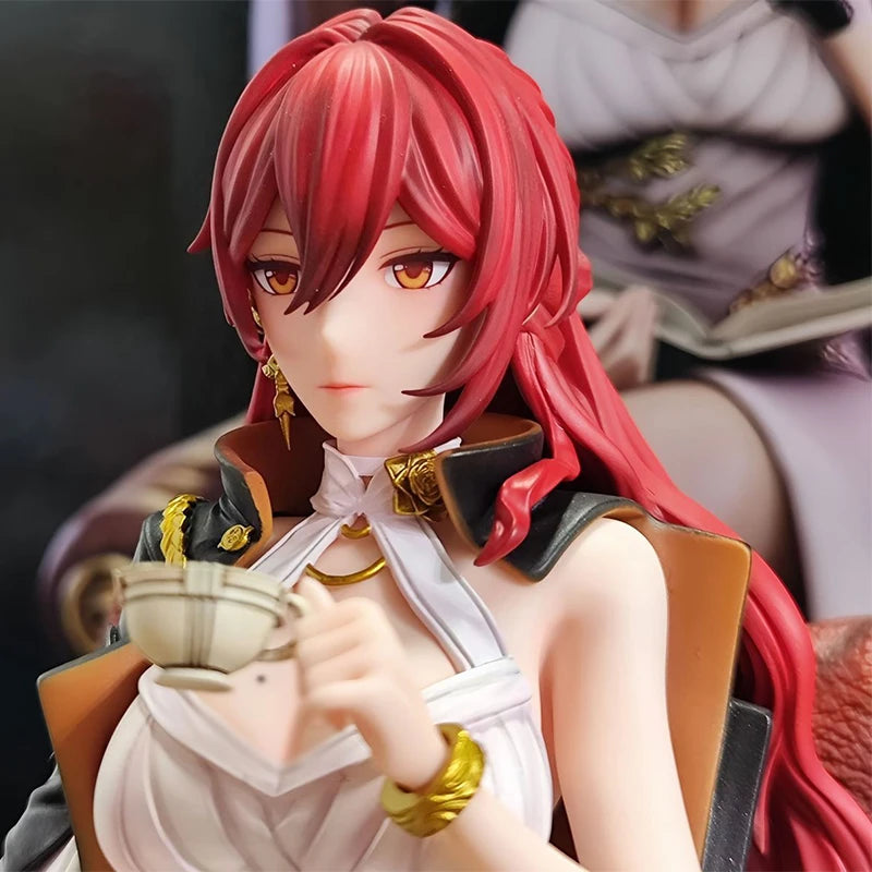 24cm Anime Honkai Star Rail Action Figure Game Toy Himeko Figures GK Sitting Statue PVC Model Collectible Birthday Gifts