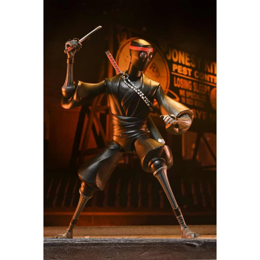 NECA Teenage Mutant Ninja Turtles - Ultimate Foot Soldier 7” Scale Action Figure Model Doll Garage Kit