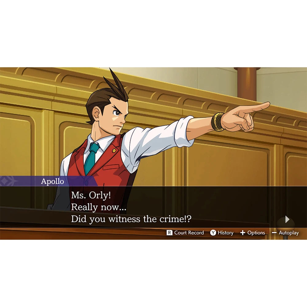 APOLLO JUSTICE: ACE ATTORNEY TRILOGY- Nintendo Switch Game Card Games Cartridge Physical Card support TV Tabletop Handheld Modes
