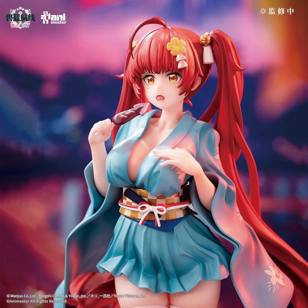 New Genuine In Stock Da Manjiang 1/7 Blue Route Micro Speed Forward Honolulu Yukata Ver. Handmade Amine Figures