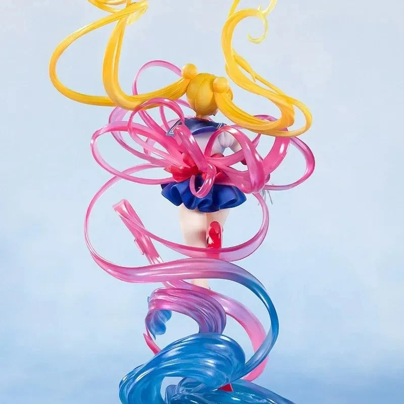 Sailor Moon Crystal Power Transformation Kawaii Anime Actionfigur Mädchen Figuren PVC Mädchen Modell Puppe Statue Spielzeug Dekor Kinderspielzeug