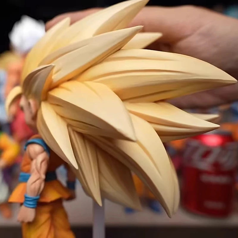 20cm Dragon Ball Gk Daima Super Saiyan 3 Anime Figure SSJ3 Son Goku Action Figurine Pvc Model Gk Statue Collection Toy Gifts