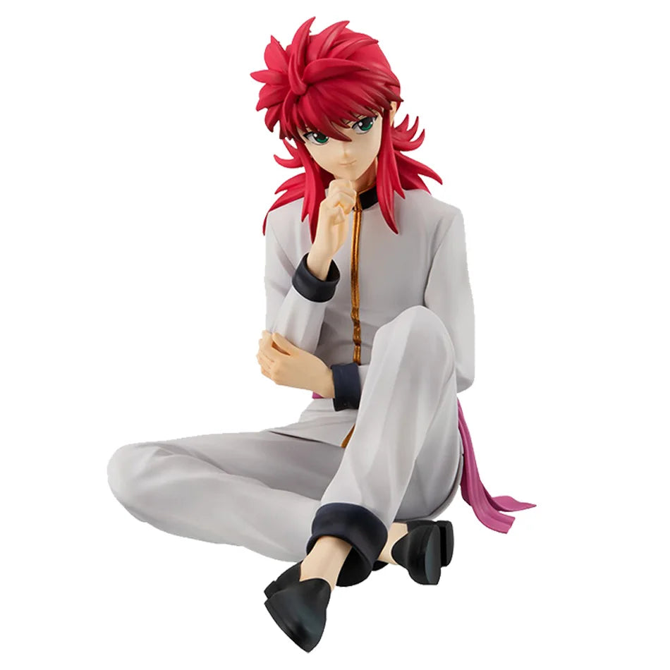 YuYu Hakusho 8cm Action Figure Set - Yusuke Urameshi Shuichi Minamino & Youko Kurama Palm Size Anime Collectible Model Doll Toys